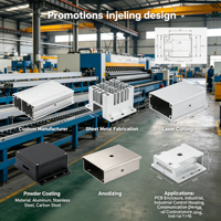 Boîtier en aluminium extrudé pour carte de circuit imprimé, usinage CNC, boîtier d'amplificateur de puissance, boîtier en aluminium extrudé pour applications électriques