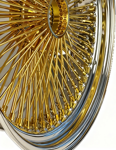 Cerchi in Lega Personalizzati 20/22/24/26 Pollici, PCD 5x114.3, Raggi Dritti Cromati, Cerchi Concavi da 24 Pollici, Cerchi Cromati Dayton - Product Image 4