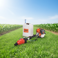 Pulvérisateur agricole à essence 1,5 kW 41,5 cm³ 15 L, refroidi par air, 2 temps, à pression réglable, pour pesticides, modèle best-seller