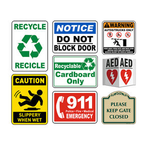 Profesyonel özel yapılmış alüminyum emniyet baskılı şekil yansıtıcı Metal uyarı yol işaretleri - Product Image 4