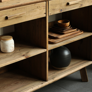 Credenza Armadio Armadio Di Stoccaggio di Legno Unità di Memorizzazione Mensola di Esposizione <span class=keywords><strong>Sala</strong></span> <span class=keywords><strong>Da</strong></span> <span class=keywords><strong>Pranzo</strong></span> <span class=keywords><strong>Soggiorno</strong></span> stile Antico - Product Image 4