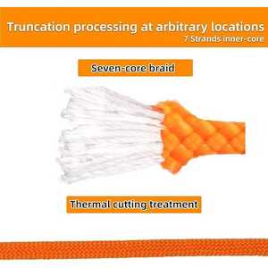 Corde polyvalente robuste pour adultes, idéale pour l'escalade, l'arbre-climberie et autres opérations, résistance et durabilité ultimes - Product Image 6