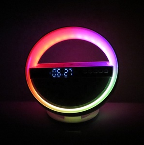 Lonvel mới nhất nóng bán hiển thị kỹ thuật số Alto falante nhanh chóng không dây sạc BT Loa G5 đồng hồ báo thức với LED ánh sáng ban đêm - Product Image 3