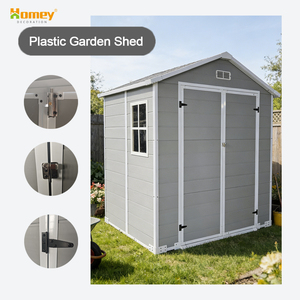 Abri de <span class=keywords><strong>jardin</strong></span> <span class=keywords><strong>extérieur</strong></span> en PVC et métal écologique, étanche et facile à assembler, 6x6, 6x8, 8x8, 12x12 pieds - Product Image 5
