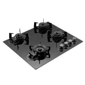 4 Ingebouwde Glazen Gaskookplaat Klasse Energiezuinig Keukenapparaat Voor Thuis Hotel Gebruik Draagbare Installatie Batterij Elektrische - Product Image 1