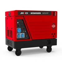 Générateur diesel Senci 5kw 6kw 7kw 8kw silencieux 8kVA, groupe électrogène portable industriel