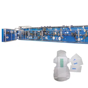 2024 New Women Napkin Making Machine Sanitary Napkin Production Line with Cylinders and Electromagnetic Valves