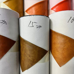 Tela sintética <span class=keywords><strong>de</strong></span> vinilo PVC efecto cuero Crazy Horse bicolor para bolsos, sillas, muebles, asientos <span class=keywords><strong>de</strong></span> coche, sofás y cajas. - Product Image 5