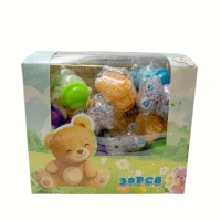 BESTAR Vente en gros Bonbons fantaisie pour enfants en forme d'ours, en bouteille plastique, saveurs de fruits mélangées, avec boîte de présentation