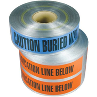 Cinta de barrera magnética resistente a la intemperie, marcador subterráneo detectable, cinta de advertencia, precaución de peligro, categoría de producto, cinta de advertencia