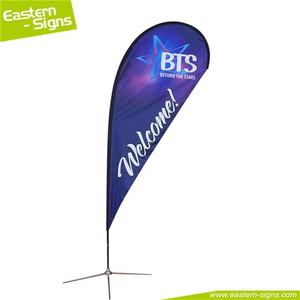 Bandera Publicitaria Exterior de Aluminio y Tela con Impresión Personalizada, Tipo Lágrima, para <span class=keywords><strong>Marketing</strong></span> - Product Image 6