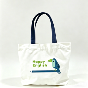 Sac fourre-tout en toile de coton vierge personnalisable avec logo imprimé, durable, pour le shopping, vente en gros - Product Image 5