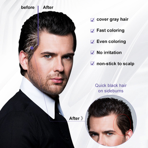 Mokeru Shampooing Tonifiant Bio Naturel pour <span class=keywords><strong>Cheveux</strong></span> Noirs – Couvre à 100% les <span class=keywords><strong>Cheveux</strong></span> Gris et Blancs – Teinture Noire Instantanée avec Brosse – Sans Dommage - Product Image 6