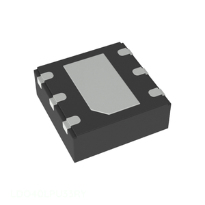 Composants électroniques à puce intégrée 6 VDFN à contacts apparents, circuit intégré LDO40LPU33RY, régulateur linéaire IC 3.3V 400mA 6DFN, gestion de l'alimentation (PMIC) O - Product Image 1