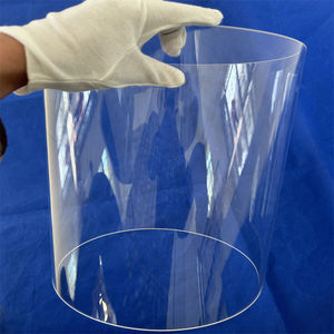 Hitzebeständigkeit transparentes Quarzglasrohr Ozongenerator hochtemperatures Quarzrohr mit großem Durchmesser - Product Image 1