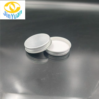 Bouchons filetés en aluminium avec revêtement en PE, fermetures à vis en métal, couvercle de bouteille en verre