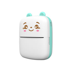 Imprimante thermique portable MINI sans fil BT 200 dpi, impression de <span class=keywords><strong>photos</strong></span>, d'étiquettes, de mémos, de questions incorrectes avec câble USB, imprimante portable - Product Image 2