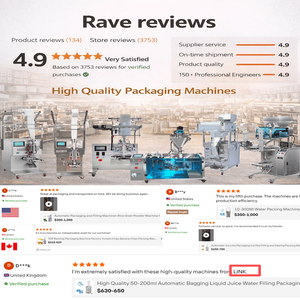 Machine d'emballage de farine personnalisée avec étiqueteuse dédiée et écran tactile PLC pour l'emballage de sacs - Product Image 6