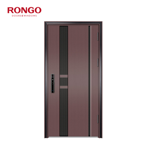 Porta d'Ingresso in Alluminio Personalizzata di Alta Qualità, Porta Singola Intelligente Moderna e Sicura in Vendita - Product Image 4