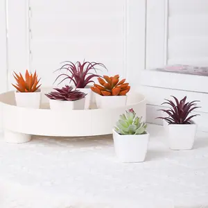 succulents potted fake bonsai decoration simulation green home artificial plants