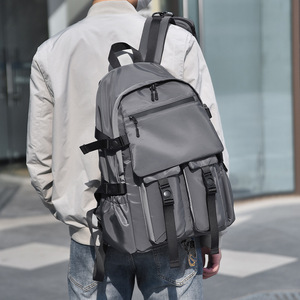 Sac à dos d'école pour étudiants en gros personnalisé, grande capacité, sac à dos de voyage, tendance, style coréen, sac à dos pour femmes et hommes - Product Image 1