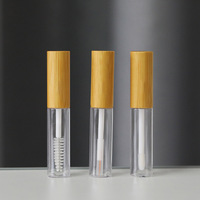 Mascara rechargeable, nouveau style, flacons transparents, emballage cosmétique durable en bambou
