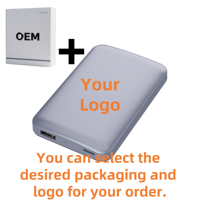 OEM/ODM de remplissage sans fil sans fil sans fil de la banque de puissance 5000mAh 15W de mini conception incurvée disponible