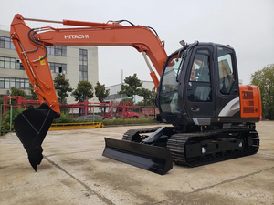 Original second-hand Hitachi ZX75 crawler excavator 7.5 tons Zaxis75 <b>small</b> hydraulic excavator suitable for farmland and fish po - Product Image 2