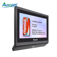 Escáner de código de barras Android 2D de Windows de 11,6 pulgadas OCOM, comprobador de precios montado en la pared con Poe para pasaporte de aeropuerto de supermercado