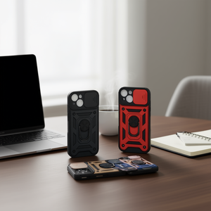 Armor-Style Magnetic <b>Ring</b> <b>Phone</b> Case for iPhone - Product Image 3