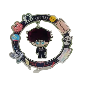 Cartoon Acrylic Standing Signs Love Style Souvenir for Decorations Gifts Ornaments-Plastic Crafts Display
