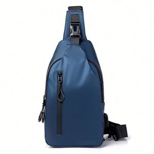Men's Lightweight Korean Style Crossbody <b>Backpack</b> <b>Simple</b> Fashionable Student Travel Bag with Printable Logo Promotional Features - Product Image 2