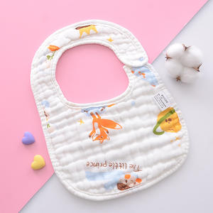100% Organic Cotton Triangle Absorbent <strong>Baby</strong> <strong>Bibs</strong> Quick Dry <strong>Baby</strong> Bandana Organic Muslin <strong>Baby</strong> <strong>Bibs</strong> - Product Image 4
