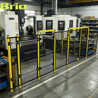 Protection de machine à double charnière avec conception CAO gratuite pour réduire les risques d'accident pour équipements rotatifs, durable et anti-collision