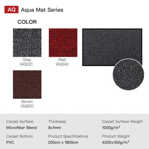 Tappeto da esterno in PVC con ingresso antiscivolo per uso commerciale <span class=keywords><strong>su</strong></span> <span class=keywords><strong>misura</strong></span> altamente assorbente, in stile moderno, <span class=keywords><strong>zerbino</strong></span> in miscela in microfibra - Product Image 2