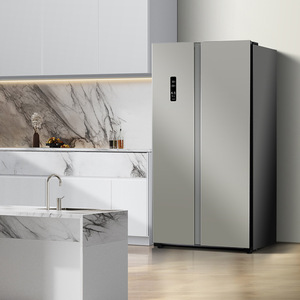Foreign Trade Cross-Border Export Household French-Door Stainless Steel <b>Refrigerator</b> Air-Cooled Frost-Free Large Capacity Stores - Product Image 4