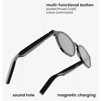 Lunettes de soleil bluetooth intelligentes polarisées uv400, produits tendance