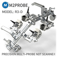 EINTIK M2PROBE R3-D Scanner ultrasonique NDT à réseau phasé réglable, détecteur de défauts à double sonde PA TOFD pour soudures plates à bout joint