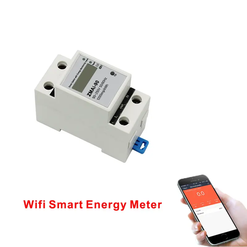 Single phase prepaid electricity meter smart energy meter tuya APP control