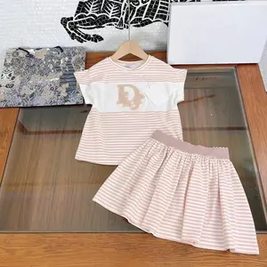 Новая дизайнерская детская одежда короткая юбка для девочек из двух предметов Белоснежка