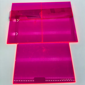 Placa acrílica plástica colorida transparente da placa da anti placa do risco 1.20g/cm³ 2050*3050mm - Product Image 1