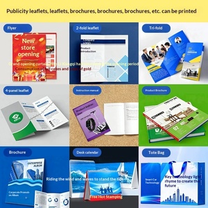 Conception de posters personnalisés, brochures d'entreprise, publicités, prospectus, impression tri-pliée, manuels de produits A4, papier ondulé - Product Image 3
