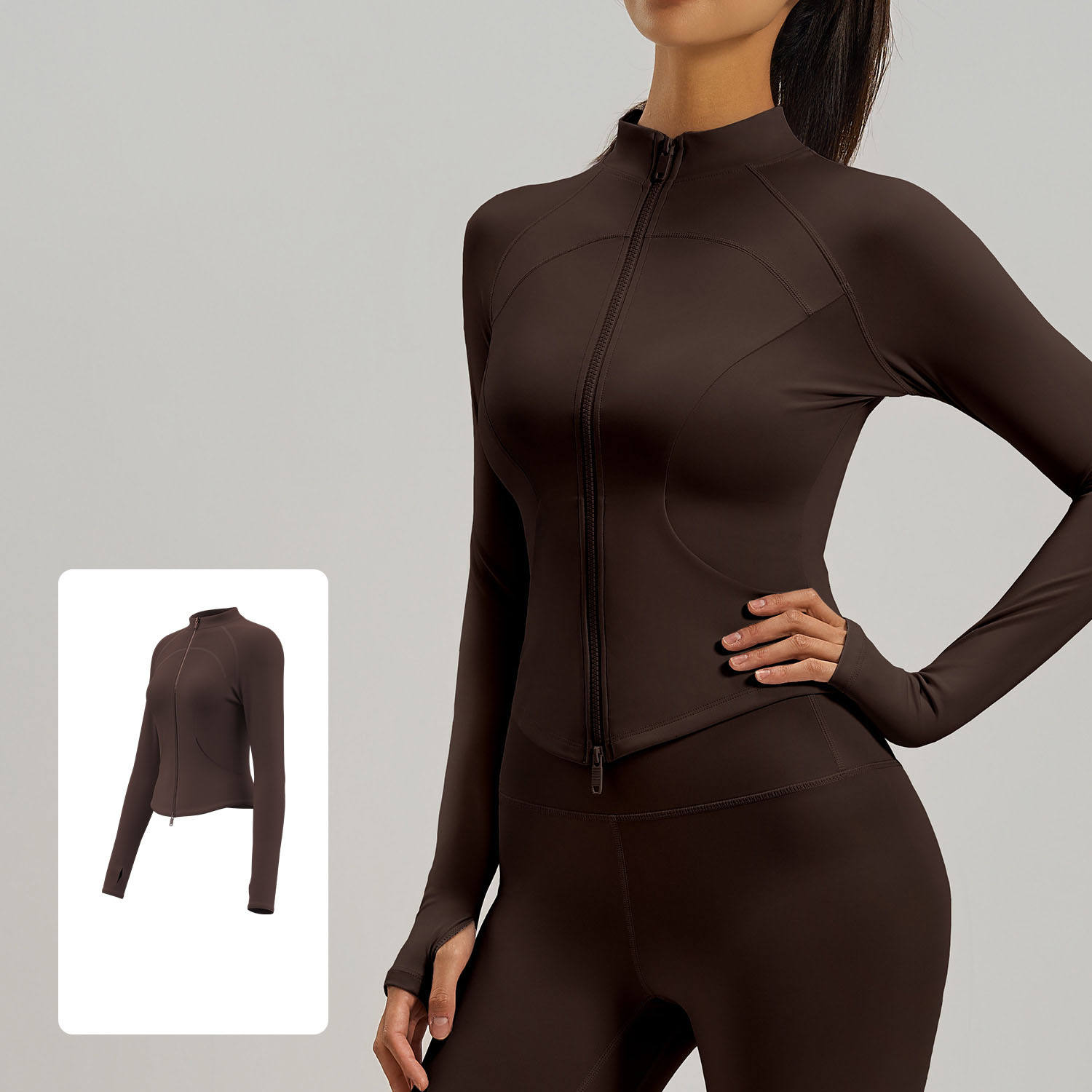 สีน้ำตาล