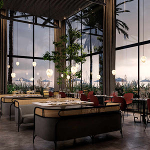 Alabaster <span class=keywords><strong>Alix</strong></span> โคมไฟระย้าทองเหลือง14ชิ้นโคมไฟระย้าแอลอีดีหรูหราทันสมัยสำหรับห้องรับประทานอาหารห้องครัวเกาะ - Product Image 3