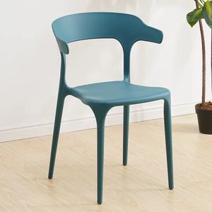 Simple Furniture Stackable Modern Leisure Design Full PP Plastic <b>Dining</b> Room <b>Chair</b> - Product Image 4