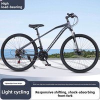Sepeda Gunung untuk Dewasa Remaja Rem Cakram Ganda Kecepatan Variabel Peredam Kejut Velg Aluminium Alloy Rangka Baja Karbon Tinggi