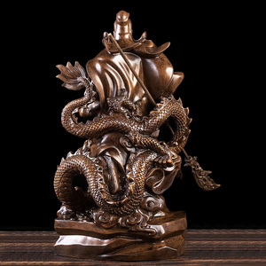 Vente en gros de statues de bouddha en résine Sculpture en bois <span class=keywords><strong>Guan</strong></span> <span class=keywords><strong>Di</strong></span> <span class=keywords><strong>Guan</strong></span> Yu Statue de bouddha Décoration intérieure - Product Image 5