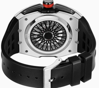 Reloj Mecánico Automático MEGIR 8607 Oficial para Hombre, Diseño Tonneau, Doble Esqueleto, Resistente al Agua, Reloj Masculino Moderno