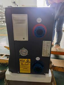 Pompe à chaleur air-eau R32 sans réservoir avec échangeur en titane pour usage domestique et hôtelier, chauffe-piscine extérieur - Product Image 4
