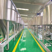 Équipement de brassage de bière 3000L usine de fermentation de bière commerciale